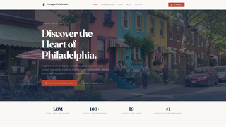 Screenshot of livinginphiladelphia.org