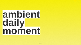 Screenshot of momentarchive.org