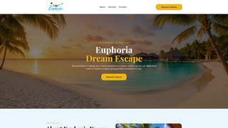 Screenshot of euphoriadreamescapes.com