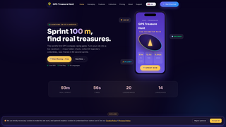 Screenshot of gpstreasurehunt.app