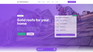 Screenshot of deedsroofing.com