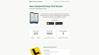 Thumbnail of nzdrivingtestroutes.com