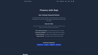 Thumbnail of financewithraja.com