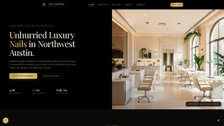 Screenshot of arbornailbartx.com
