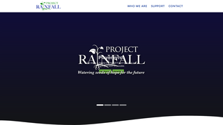 Screenshot of projectrainfall.com