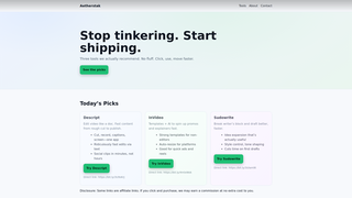 Thumbnail of aetherstak.com