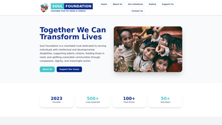 Screenshot of soulfoundations.org