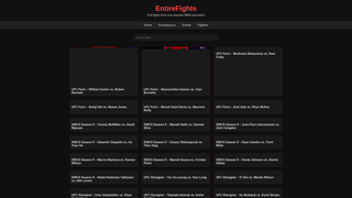 Thumbnail of entirefights.com