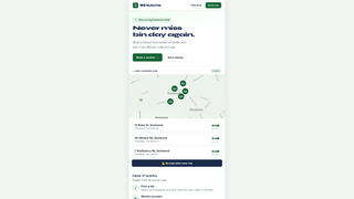 Screenshot of binmateapp.com