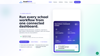 Screenshot of acadnexa.com
