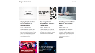 Thumbnail of leaguechannellife.org
