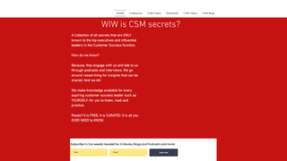 Screenshot of csmsecrets.com