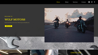 Screenshot of wolfmotocare.com