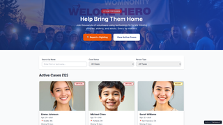 Screenshot of helpfindme.app