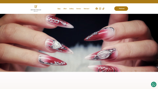 Screenshot of divinetbeauty.com