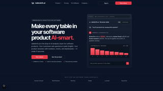 Screenshot of tablearth.ai