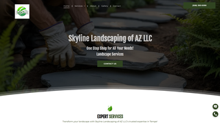Thumbnail of skylinelandscapingofazllctempe.com