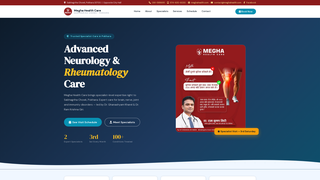 Screenshot of meghahealth.com