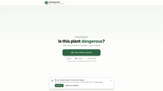Screenshot of isitpoisonivy.com