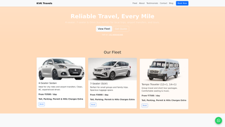 Thumbnail of kvktravels.com