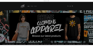 Thumbnail of chimeclothing.com
