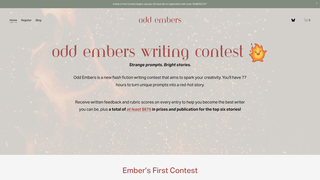Screenshot of oddembers.com