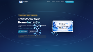 Screenshot of parliamentprowash.com