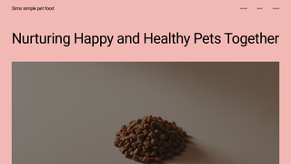 Thumbnail of simspetfood.com