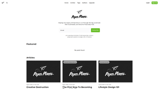 Thumbnail of makepaperplanes.com
