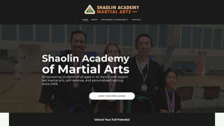 Thumbnail of shaolinacademymartialarts.com