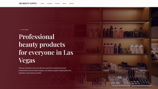 Screenshot of jnlbeautysupply.com