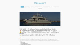 Thumbnail of milestonev.com