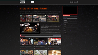 Screenshot of midnightrallytv.com