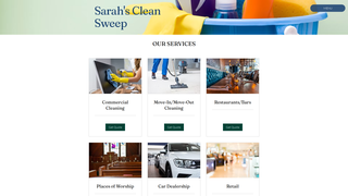 Thumbnail of sarahscleansweep.com