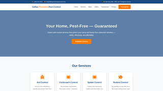 Thumbnail of dallasprecisionpestcontrol.com