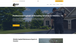 Screenshot of rtpsealcoatingllc.com
