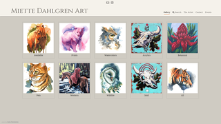 Thumbnail of miettedahlgrenart.com