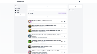 Thumbnail of sinhaladj.com