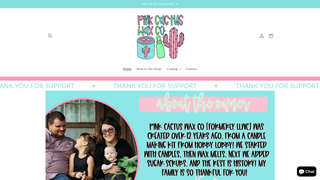 Thumbnail of pinkcactuswaxco.com