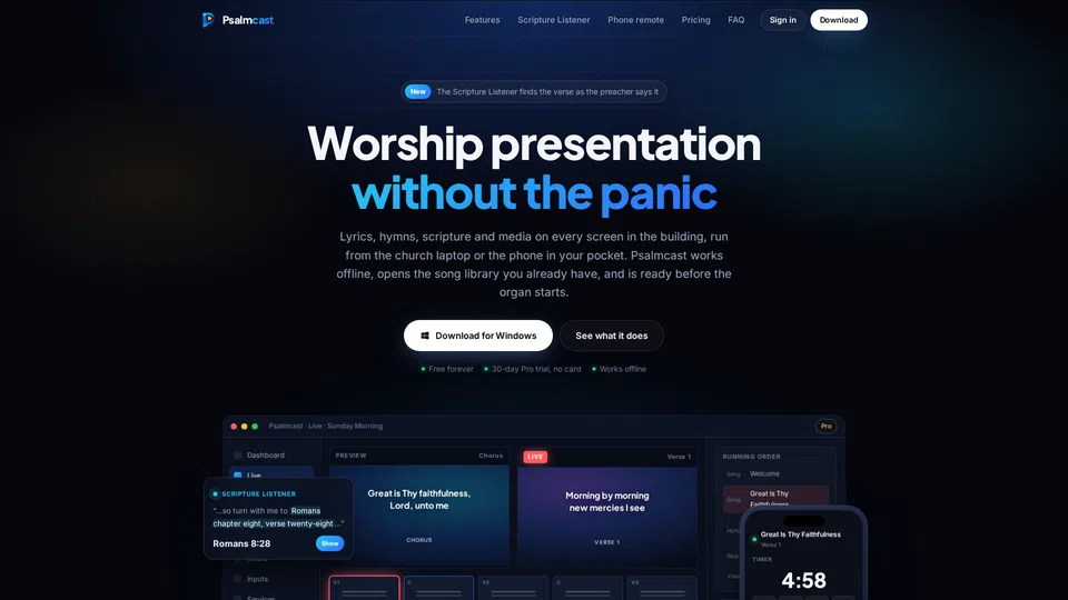 Site preview