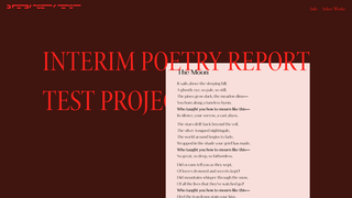 Thumbnail of interimpoetry.com