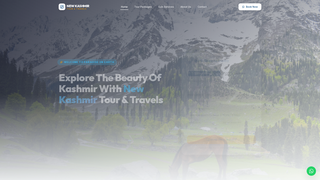 Screenshot of newkashmirtourandtransport.com