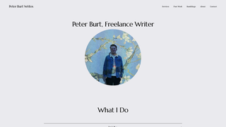 Thumbnail of peterburtwrites.com