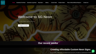 Thumbnail of sgneon.com