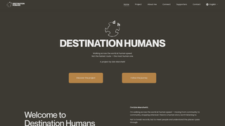 Screenshot of destinationhumans.com
