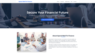 Thumbnail of spendwellfinfinance.com