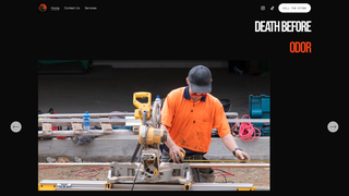 Screenshot of deathbeforeodor.com