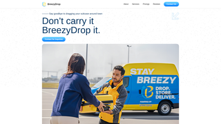 Screenshot of breezydrop.com