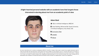 Thumbnail of adambadr.com