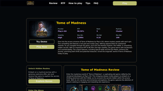 Thumbnail of tomeofmadnessslot.net